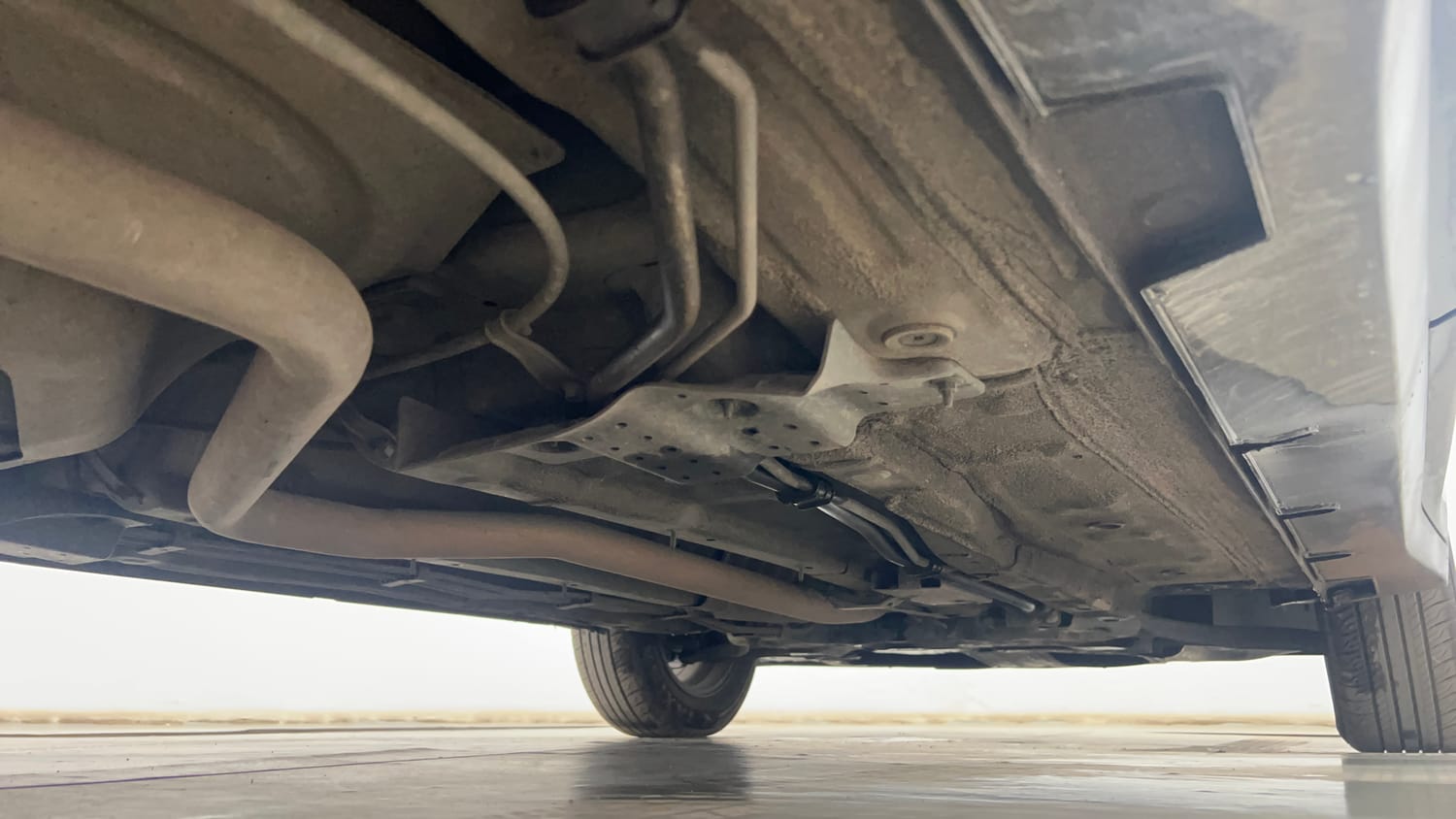 Used 2022 Kia Carens Luxury 1.5 Diesel 7 STR Diesel Manual extra REAR RIGHT UNDERBODY VIEW