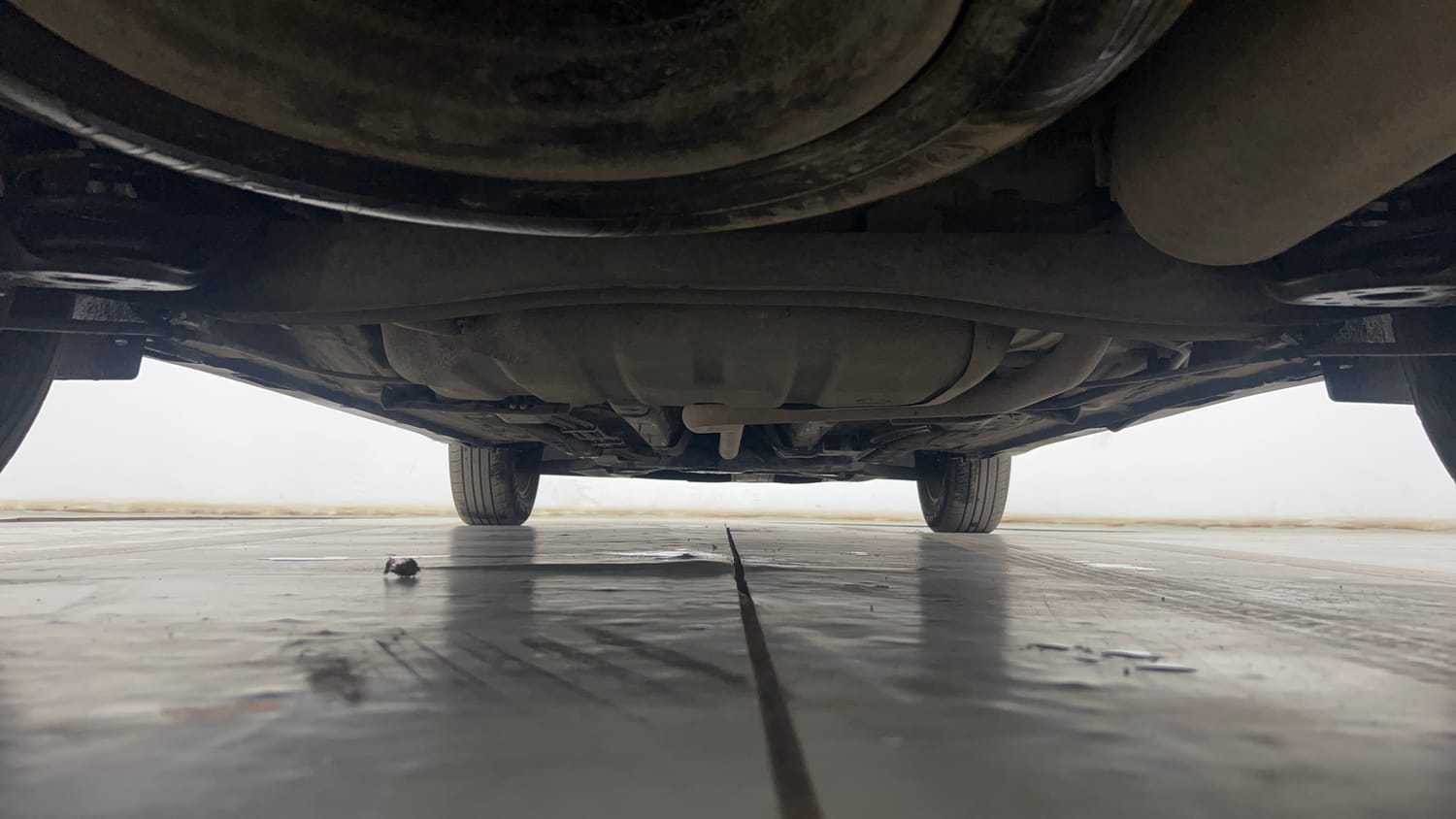 Used 2022 Kia Carens Luxury 1.5 Diesel 7 STR Diesel Manual extra REAR UNDERBODY VIEW (TAKEN FROM REAR)