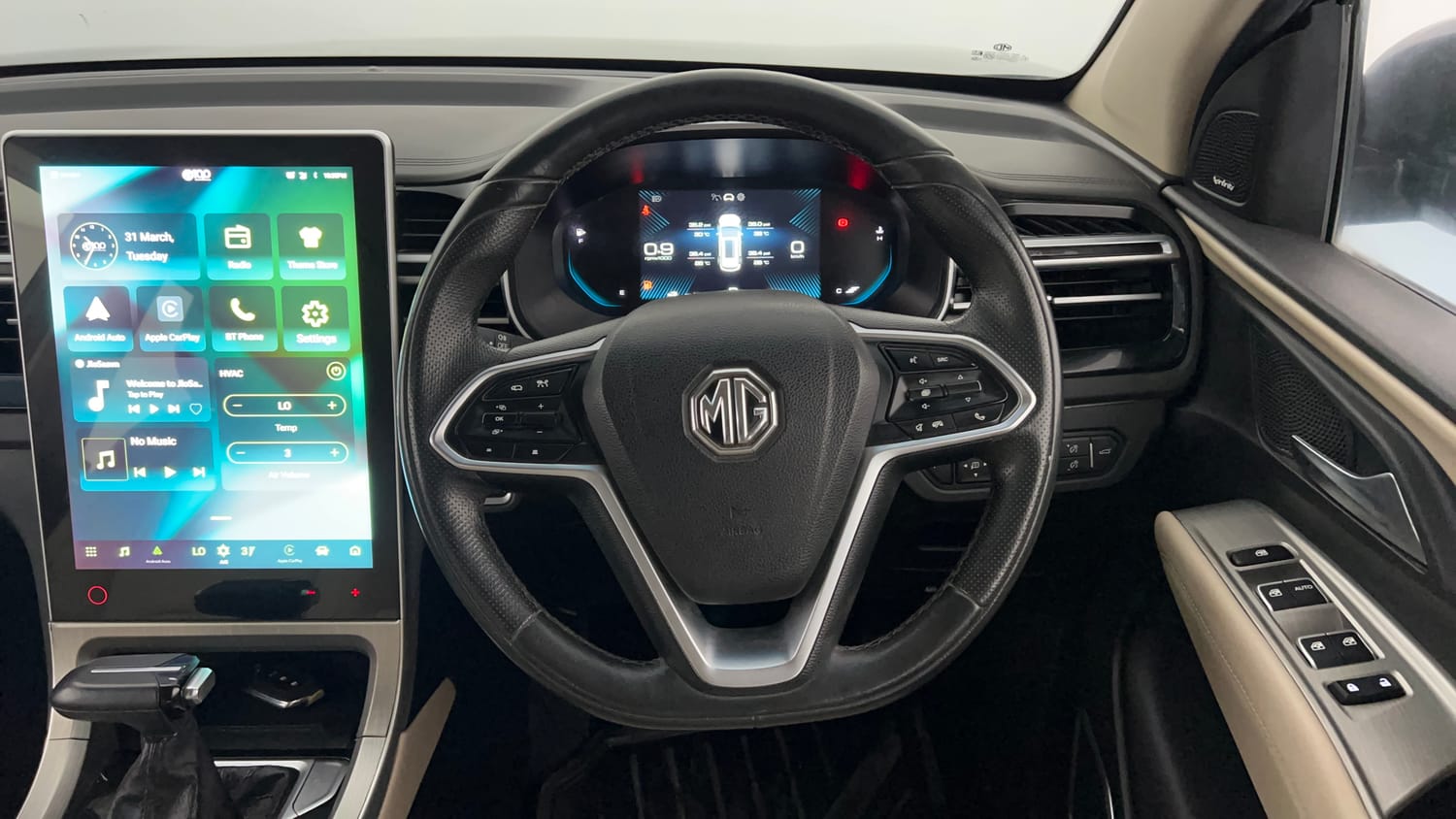 Used 2023 MG Motors Hector Savvy Pro 1.5 Turbo Petrol CVT Petrol Automatic interior STEERING VIEW