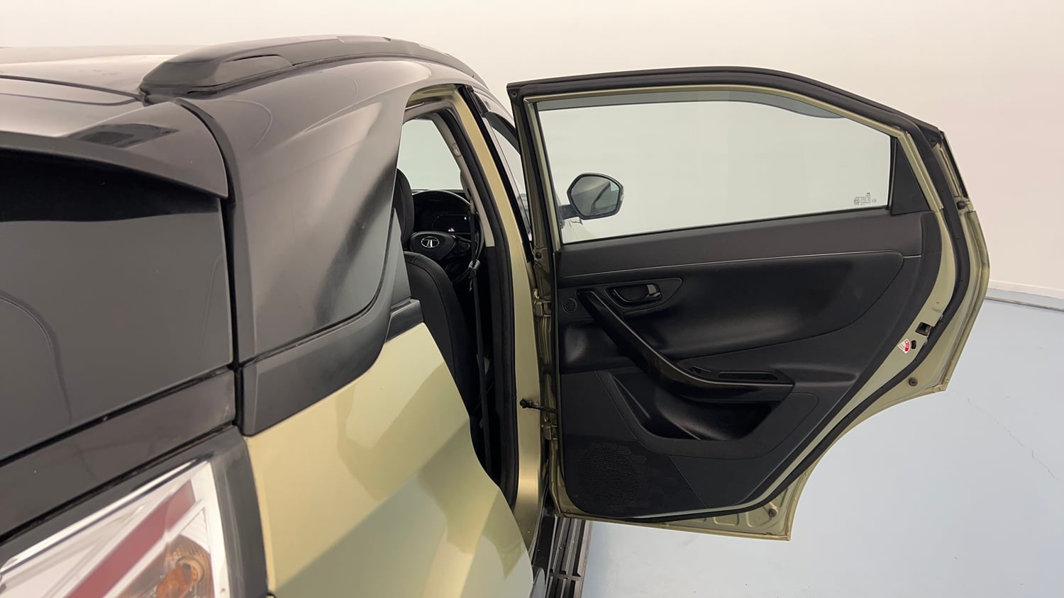 Used 2022 Tata Nexon XZ Plus Kaziranga Petrol Manual interior RIGHT REAR DOOR OPEN VIEW