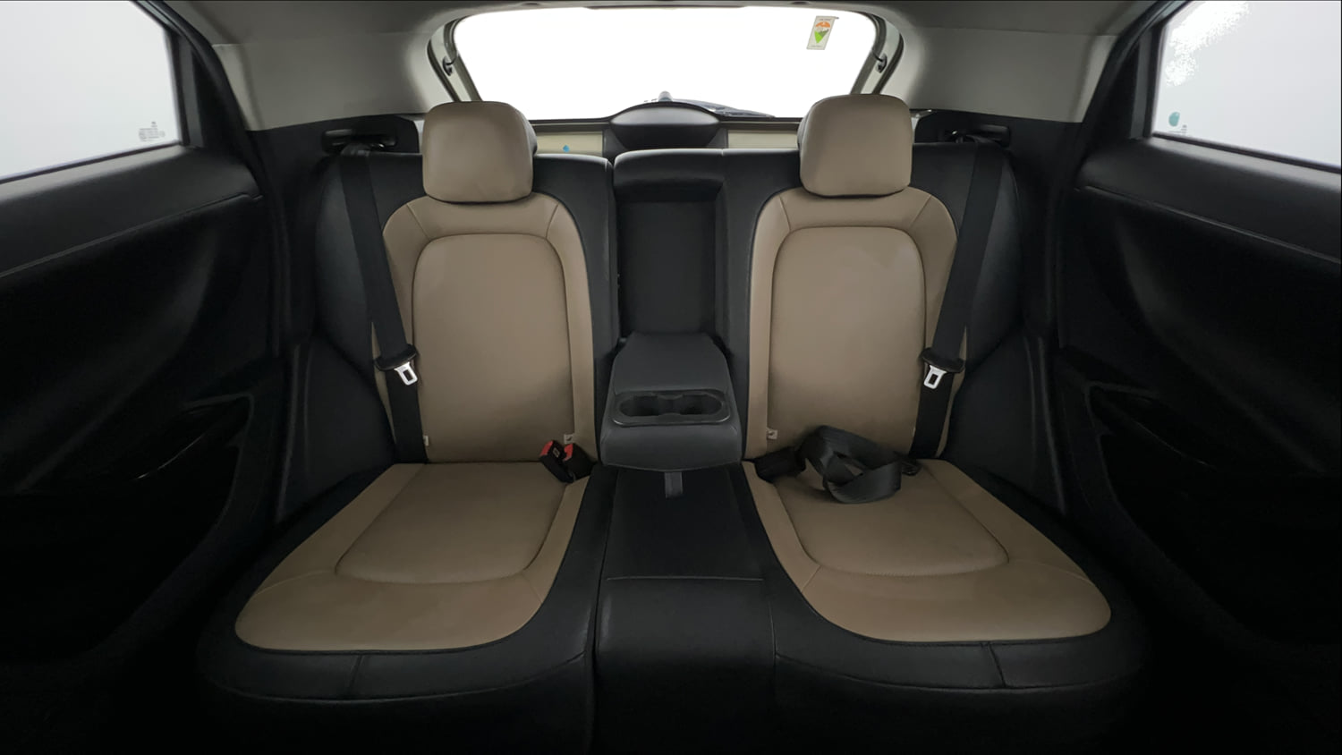Used 2022 Tata Nexon XZ Plus Kaziranga Petrol Manual interior REAR SEAT CONDITION VIEW