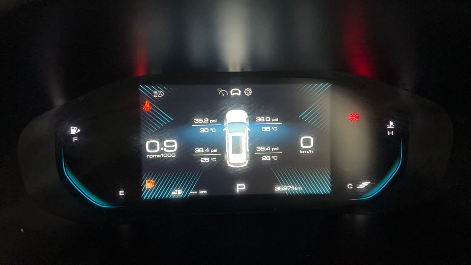 Used 2023 MG Motors Hector Savvy Pro 1.5 Turbo Petrol CVT Petrol Automatic interior CLUSTERMETER VIEW