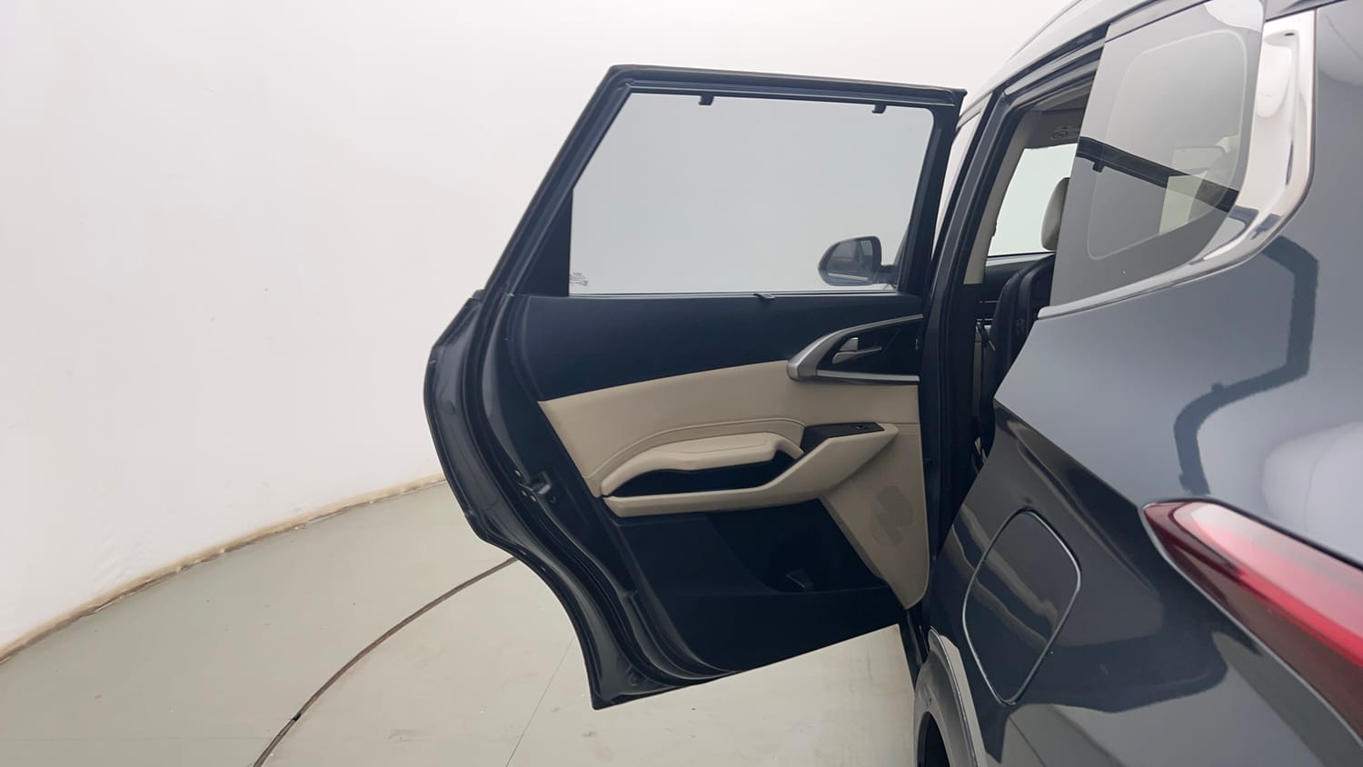 Used 2022 Kia Carens Luxury 1.5 Diesel 7 STR Diesel Manual interior LEFT REAR DOOR OPEN VIEW