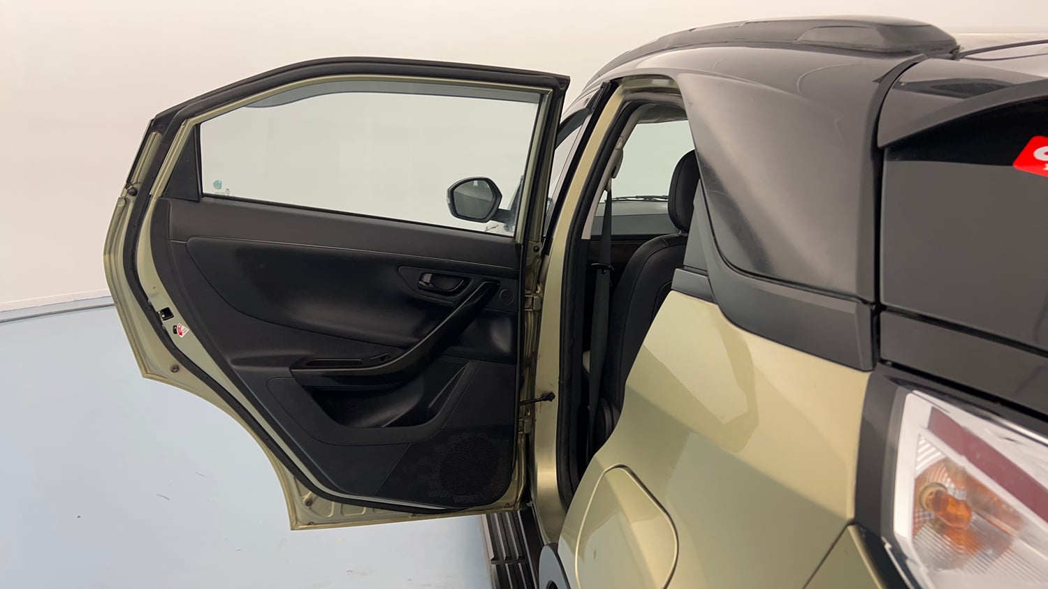 Used 2022 Tata Nexon XZ Plus Kaziranga Petrol Manual interior LEFT REAR DOOR OPEN VIEW