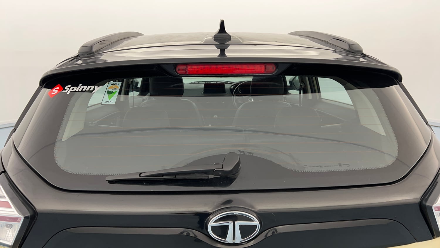 Used 2022 Tata Nexon XZ Plus Kaziranga Petrol Manual exterior BACK WINDSHIELD VIEW