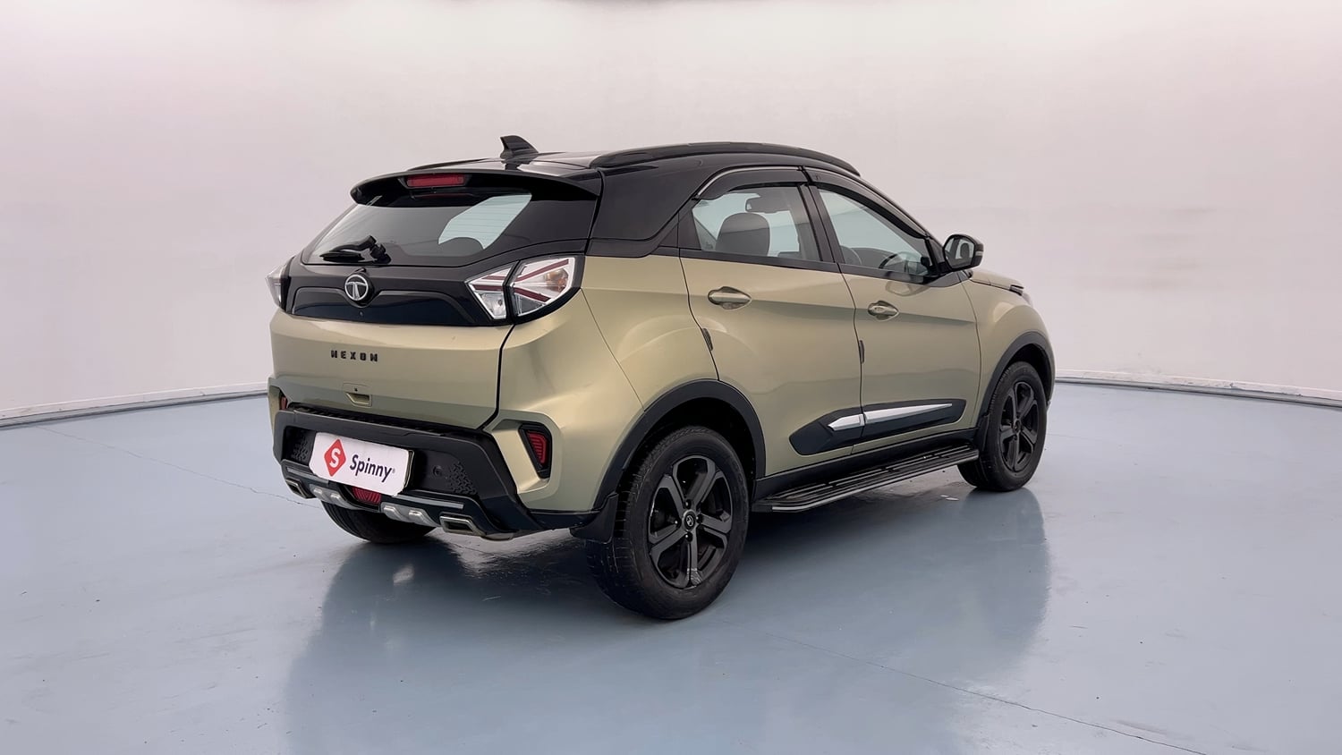 Used 2022 Tata Nexon XZ Plus Kaziranga Petrol Manual exterior RIGHT REAR CORNER VIEW