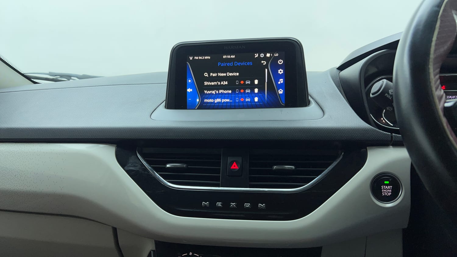 Used 2022 Tata Nexon XZ Plus (O) Petrol Manual top_features Integrated (in-dash) music system