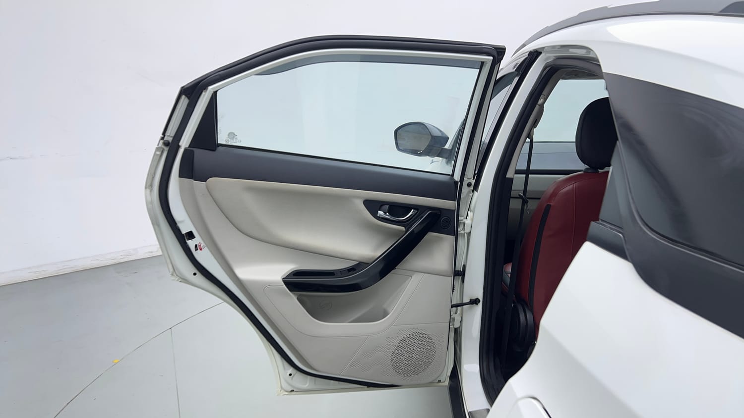 Used 2022 Tata Nexon XZ Plus (O) Petrol Manual interior LEFT REAR DOOR OPEN VIEW