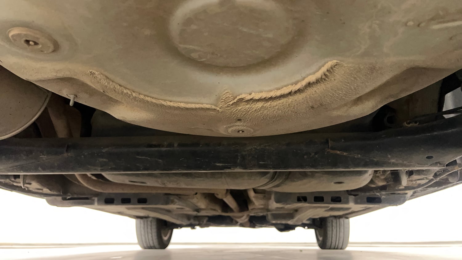 Used 2015 Volkswagen Polo Highline1.2L (P) Petrol Manual extra REAR UNDERBODY VIEW (TAKEN FROM REAR)