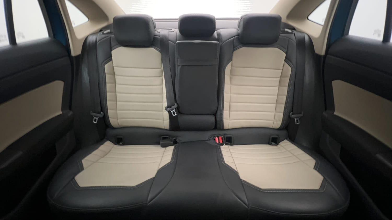 Used 2022 Skoda Slavia Ambition 1.0L TSI AT Petrol Automatic interior REAR SEAT CONDITION VIEW