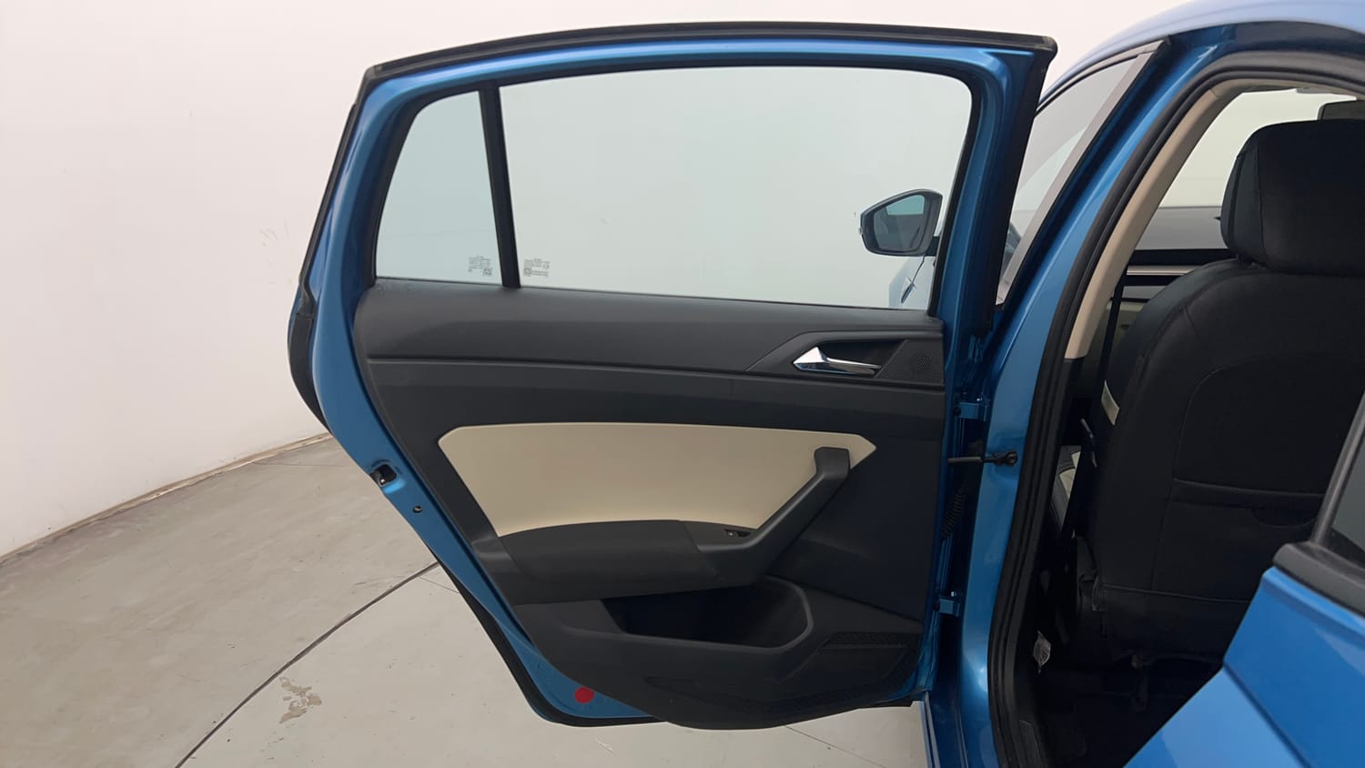 Used 2022 Skoda Slavia Ambition 1.0L TSI AT Petrol Automatic interior LEFT REAR DOOR OPEN VIEW