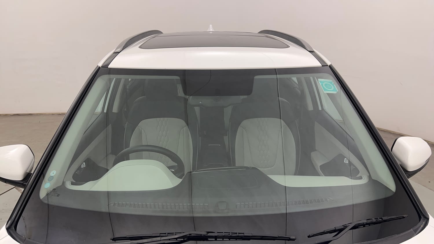 Used 2022 Hyundai Creta SX (O) 1.5 Petrol IVT Petrol Automatic exterior FRONT WINDSHIELD VIEW