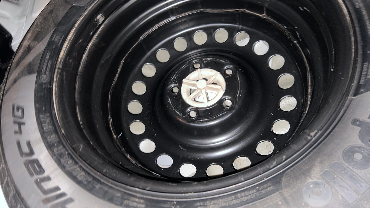 Used 2022 Hyundai Creta SX (O) 1.5 Petrol IVT Petrol Automatic tyres SPARE TYRE VIEW