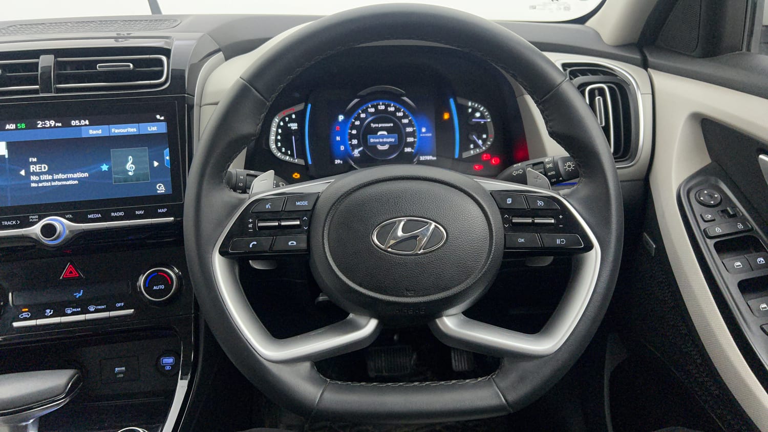 Used 2022 Hyundai Creta SX (O) 1.5 Petrol IVT Petrol Automatic interior STEERING VIEW