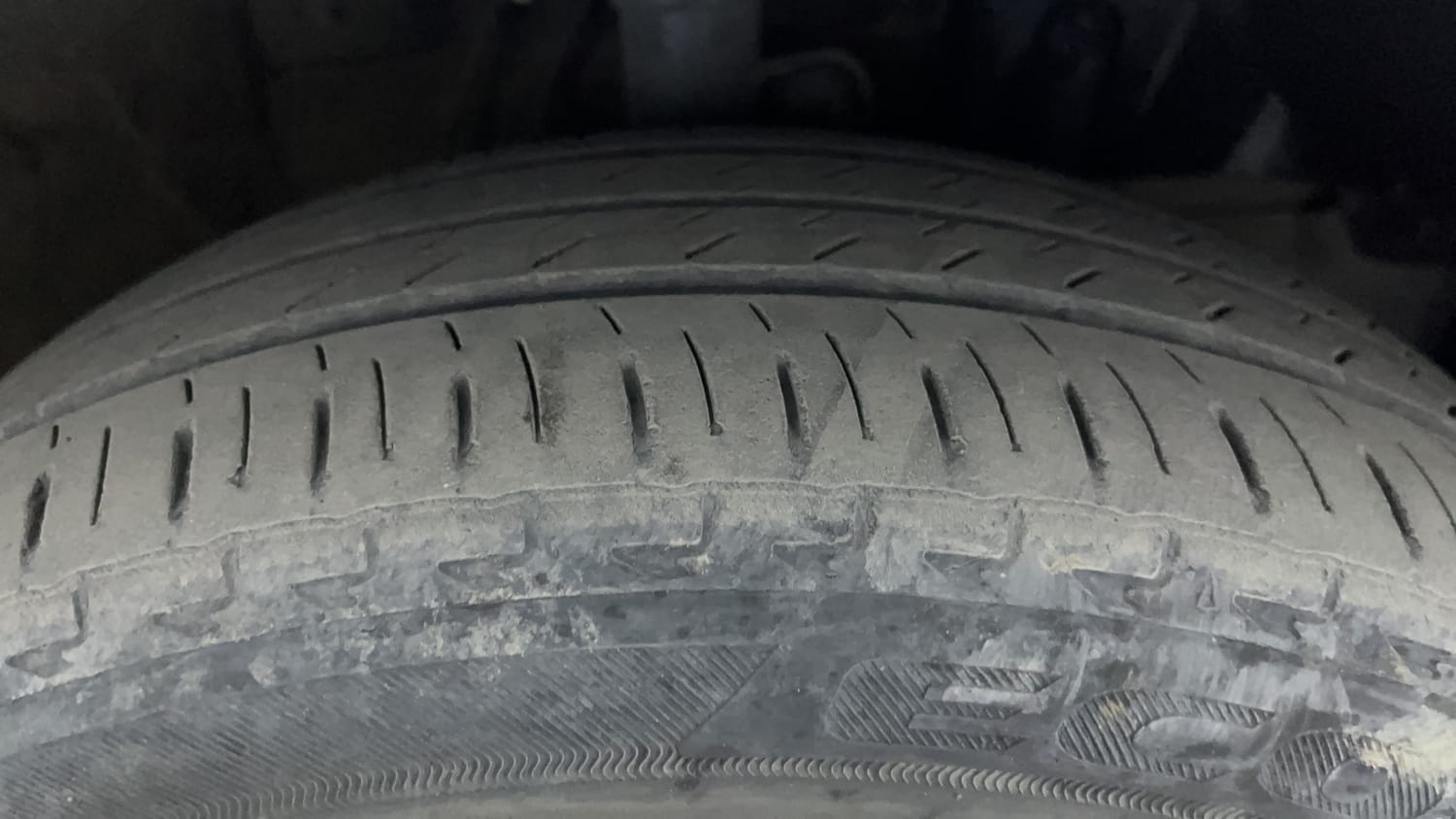 Used 2023 Honda City ZX Petrol CVT Petrol Automatic tyres RIGHT FRONT TYRE TREAD VIEW