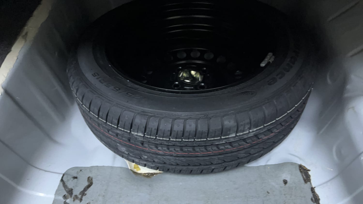 Used 2023 Honda City ZX Petrol CVT Petrol Automatic tyres SPARE TYRE VIEW