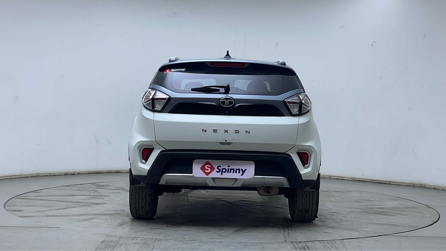 Used 2022 Tata Nexon XZA Plus (O) Dual Tone Petrol Automatic exterior BACK VIEW