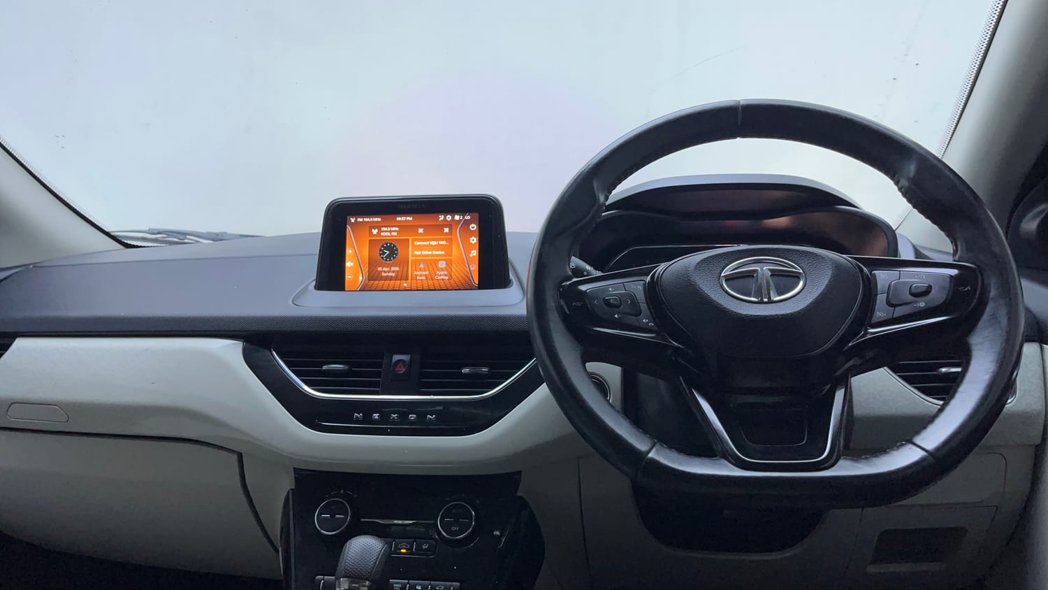 Used 2022 Tata Nexon XZA Plus (O) Dual Tone Petrol Automatic interior DASHBOARD VIEW
