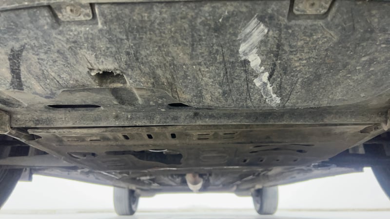 Used 2022 Renault Kiger RXZ MT Petrol Manual extra FRONT LEFT UNDERBODY VIEW