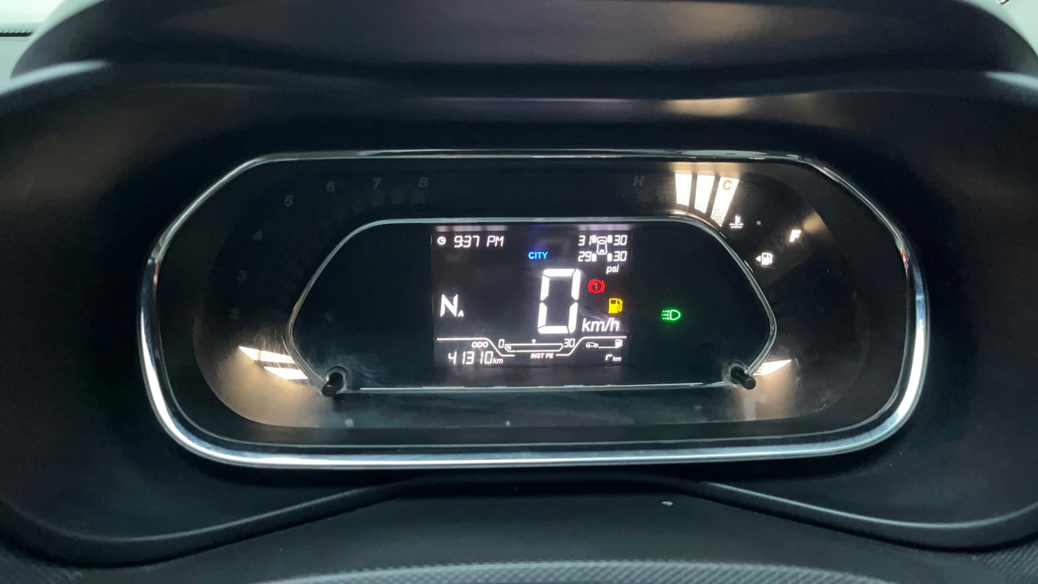 Used 2022 Tata Nexon XZA Plus (O) Dual Tone Petrol Automatic interior CLUSTERMETER VIEW