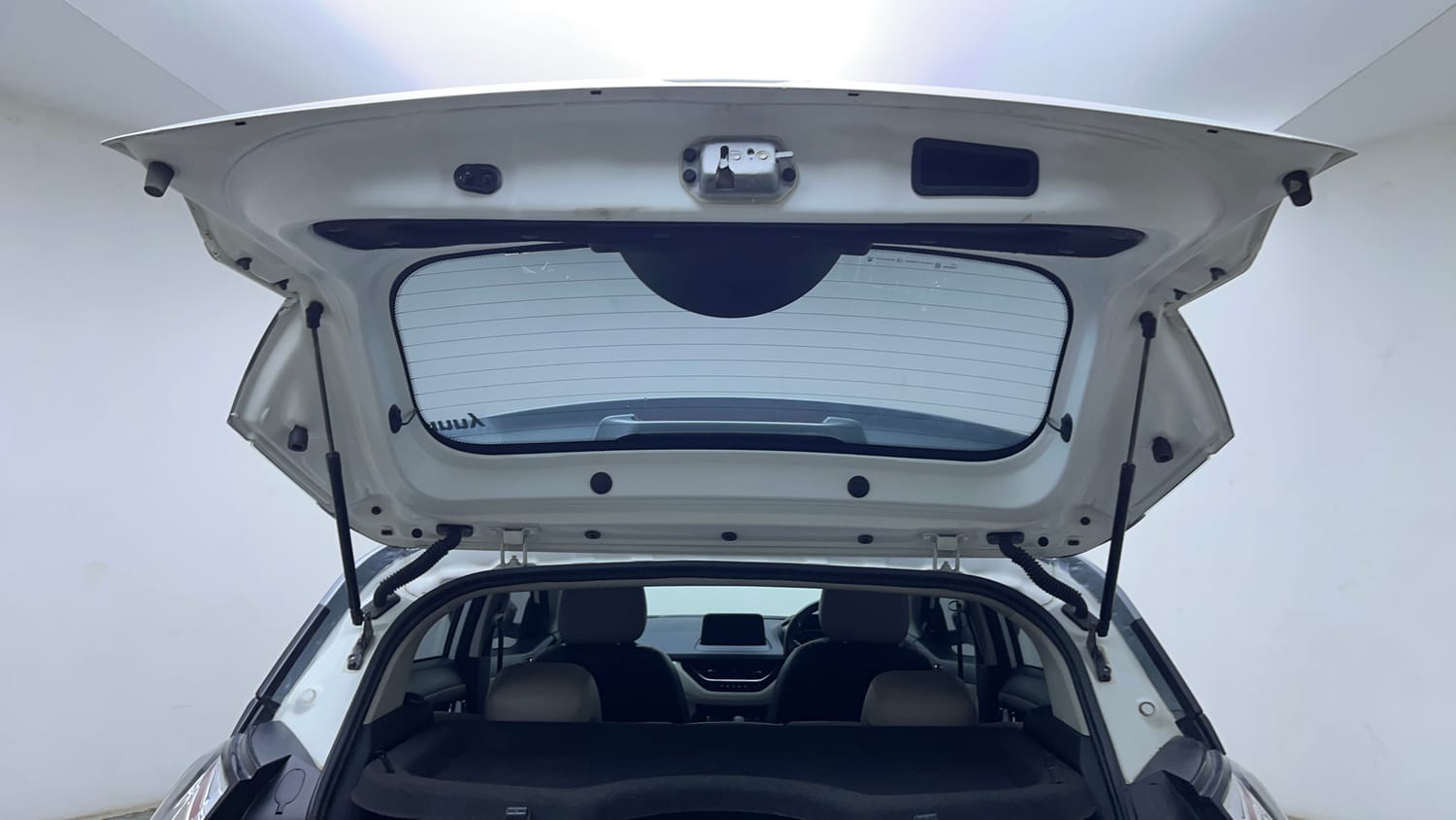 Used 2022 Tata Nexon XZA Plus (O) Dual Tone Petrol Automatic interior DICKY DOOR OPEN VIEW