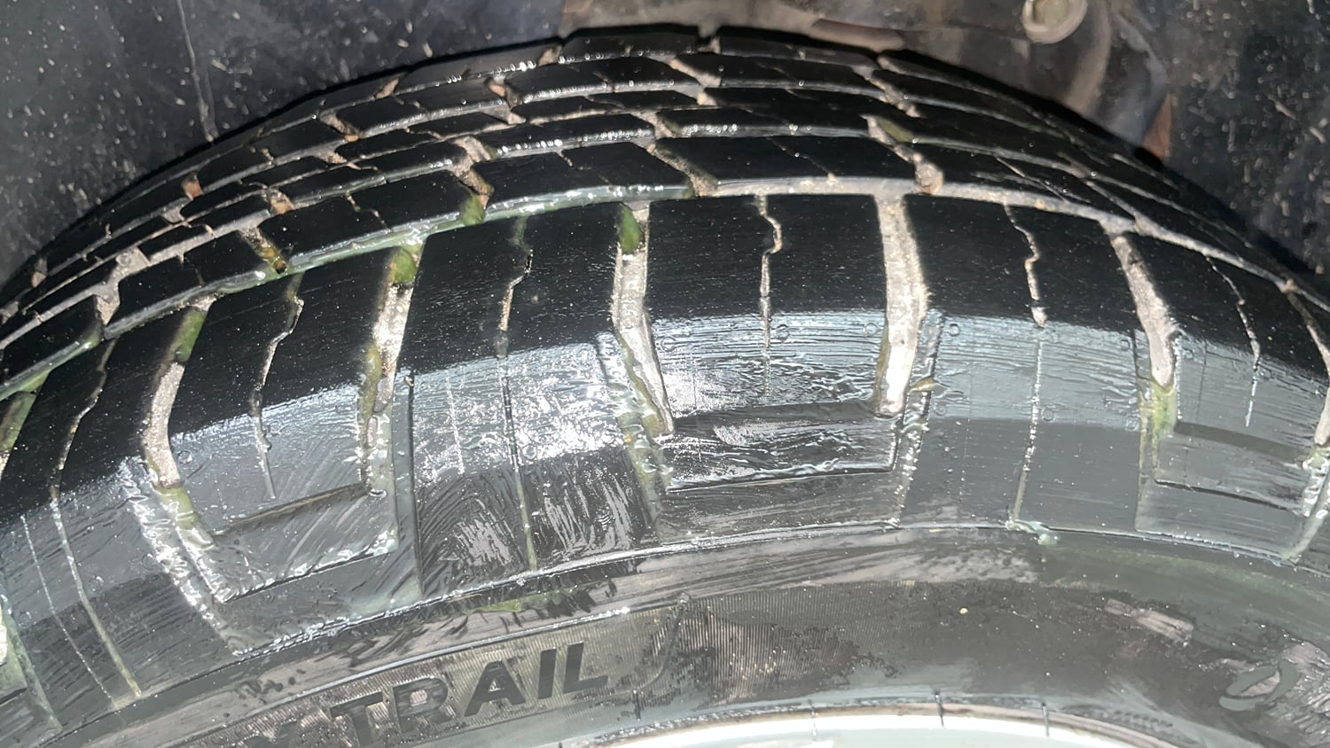 Used 2019 Tata Harrier XZ Diesel Manual tyres RIGHT REAR TYRE TREAD VIEW