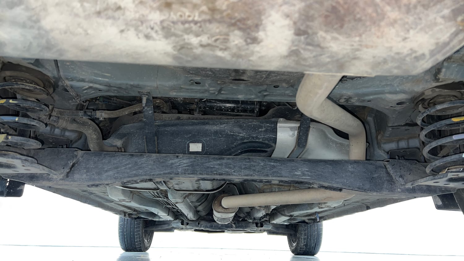 Used 2025 Hyundai Creta N-Line N10 1.5 Turbo DCT Dual Tone Petrol Automatic extra REAR UNDERBODY VIEW (TAKEN FROM REAR)