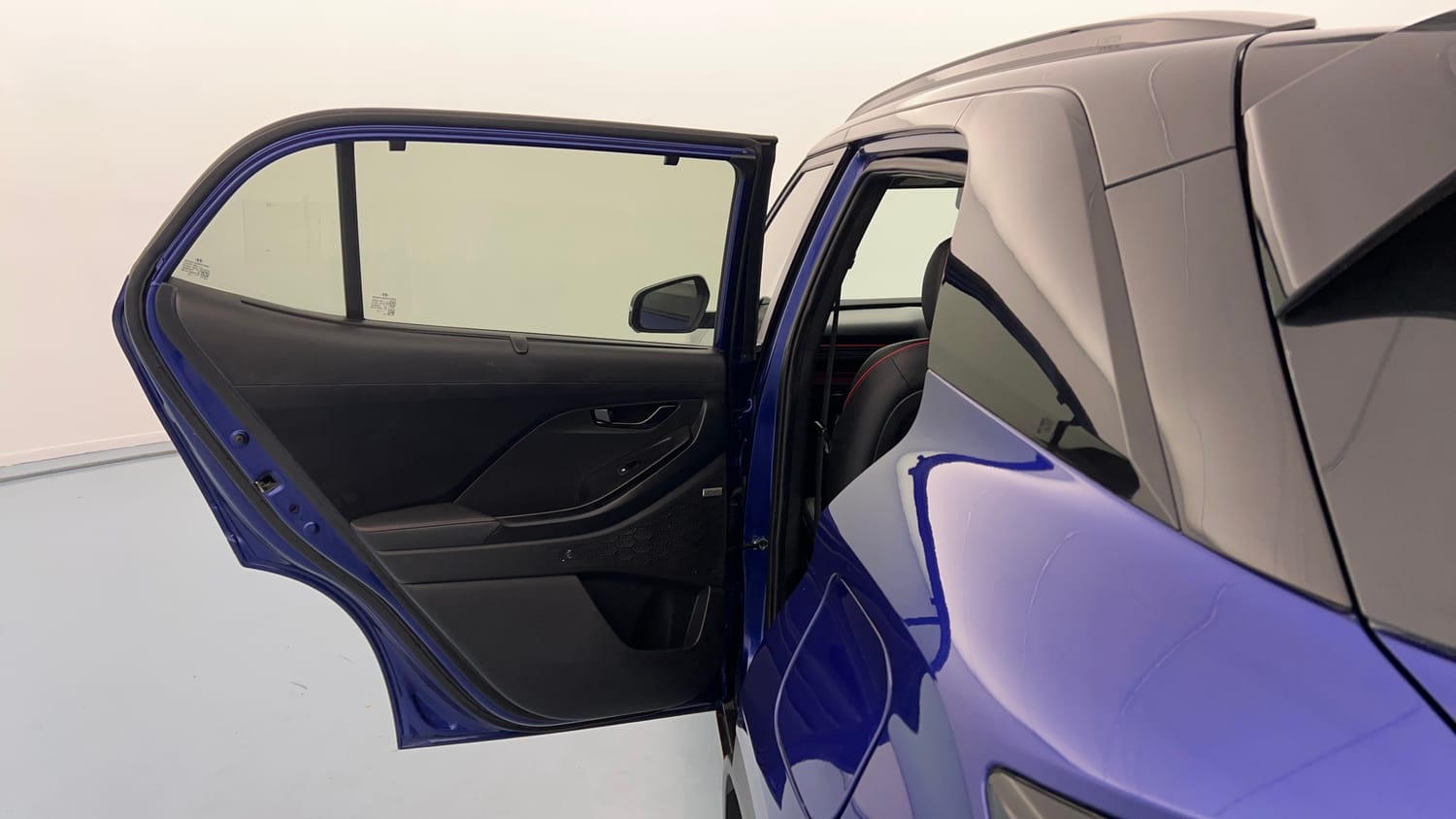 Used 2025 Hyundai Creta N-Line N10 1.5 Turbo DCT Dual Tone Petrol Automatic interior LEFT REAR DOOR OPEN VIEW