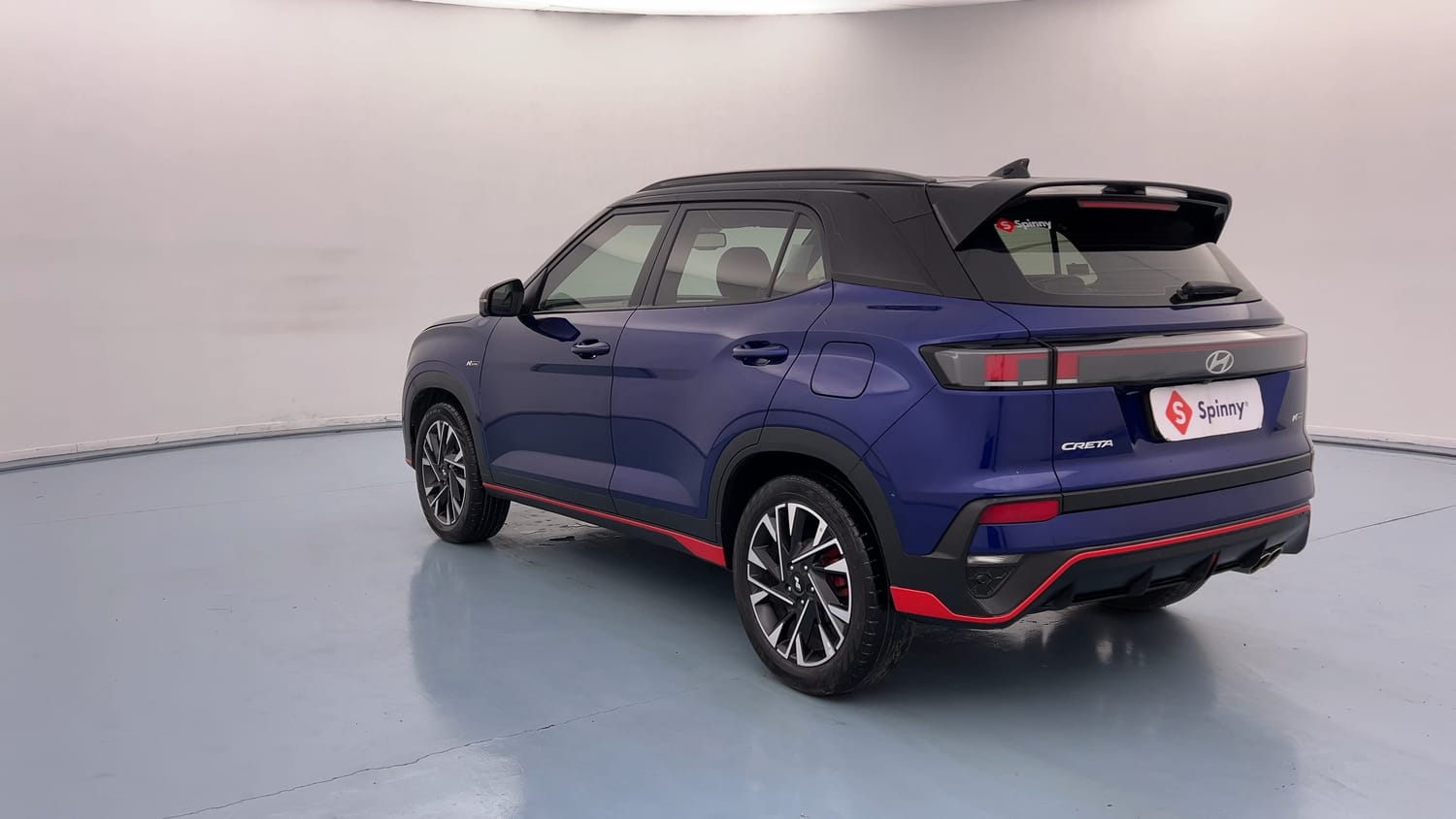 Used 2025 Hyundai Creta N-Line N10 1.5 Turbo DCT Dual Tone Petrol Automatic exterior LEFT REAR CORNER VIEW