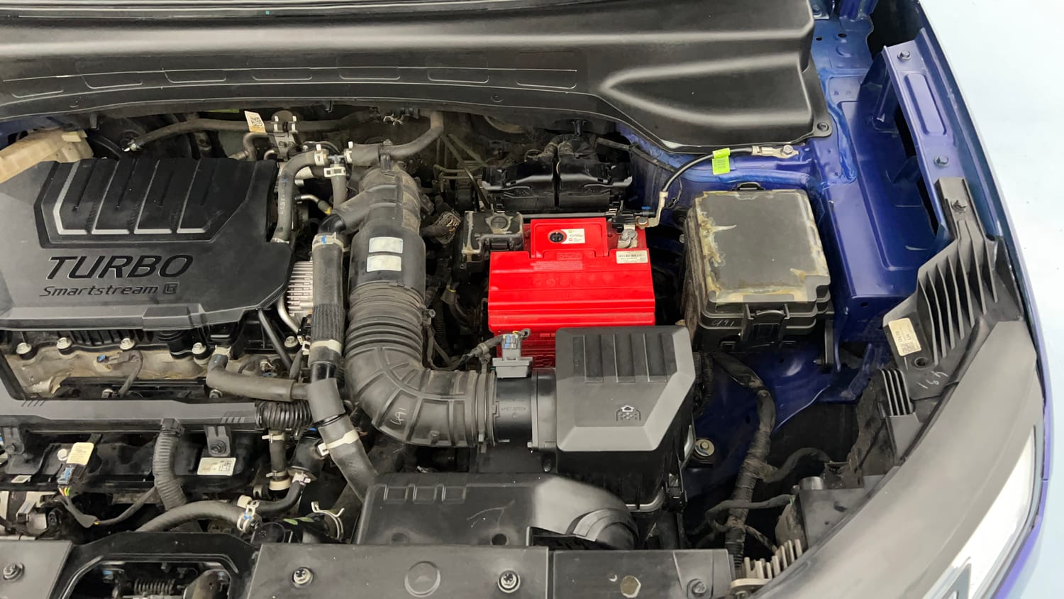Used 2025 Hyundai Creta N-Line N10 1.5 Turbo DCT Dual Tone Petrol Automatic engine ENGINE LEFT SIDE VIEW