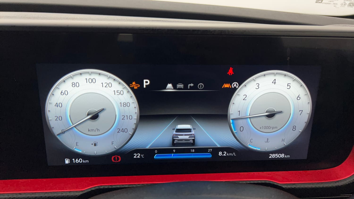Used 2025 Hyundai Creta N-Line N10 1.5 Turbo DCT Dual Tone Petrol Automatic interior CLUSTERMETER VIEW