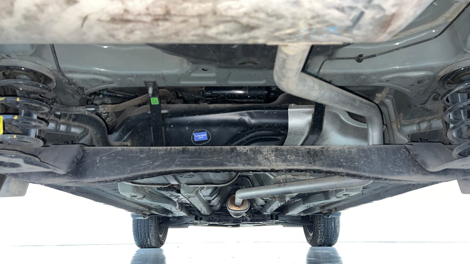 Used 2024 Hyundai Creta 1.5 MPi Petrol IVT SX(O) Petrol Automatic extra REAR UNDERBODY VIEW (TAKEN FROM REAR)