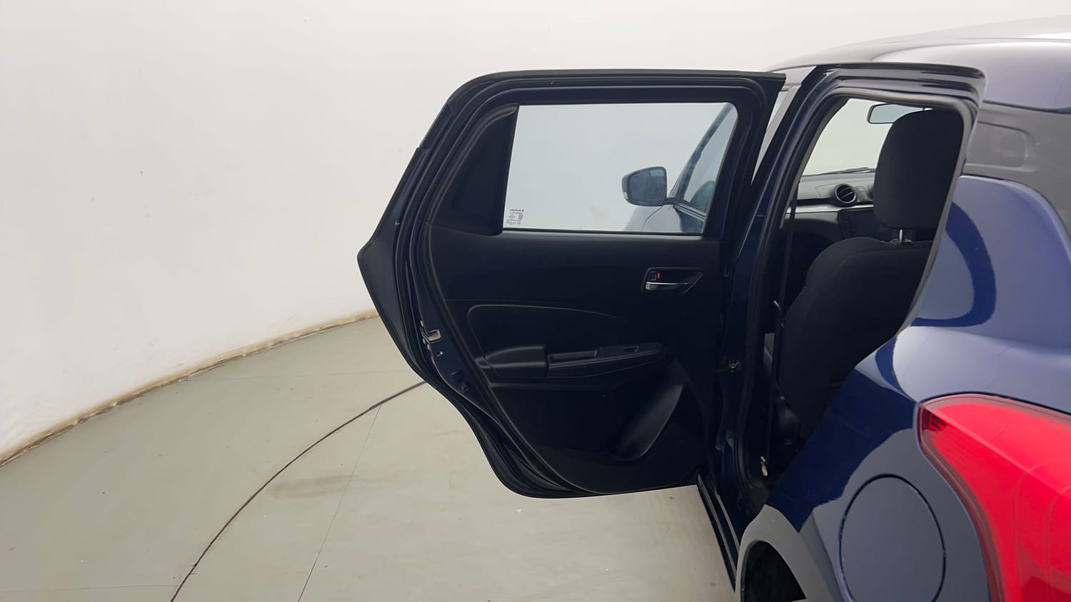 Used 2022 Maruti Suzuki Swift VXi Petrol Manual interior LEFT REAR DOOR OPEN VIEW