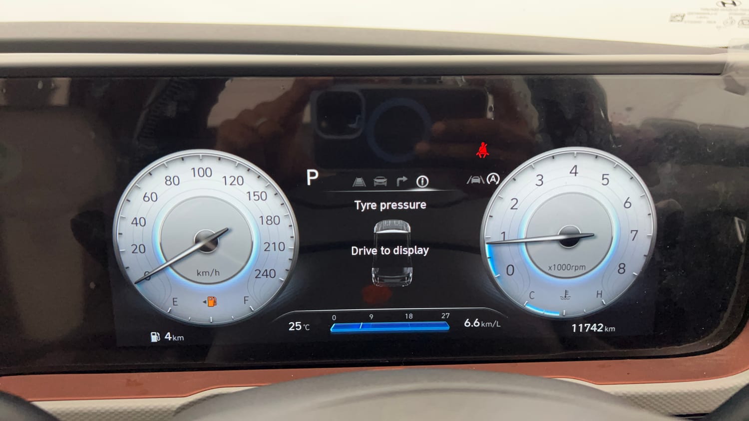 Used 2024 Hyundai Creta 1.5 MPi Petrol IVT SX(O) Petrol Automatic interior CLUSTERMETER VIEW