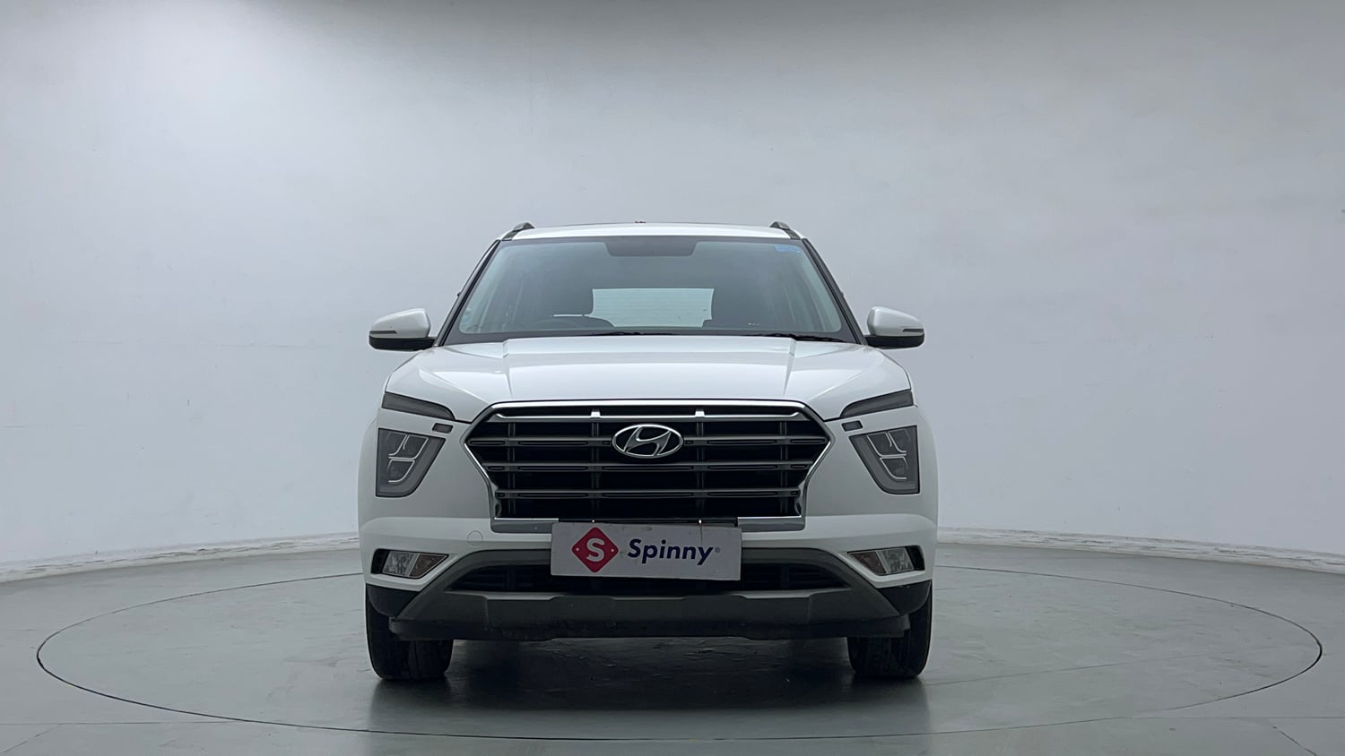 Used 2024 Hyundai Creta SX (O) 1.5 Petrol IVT Petrol Automatic exterior FRONT VIEW