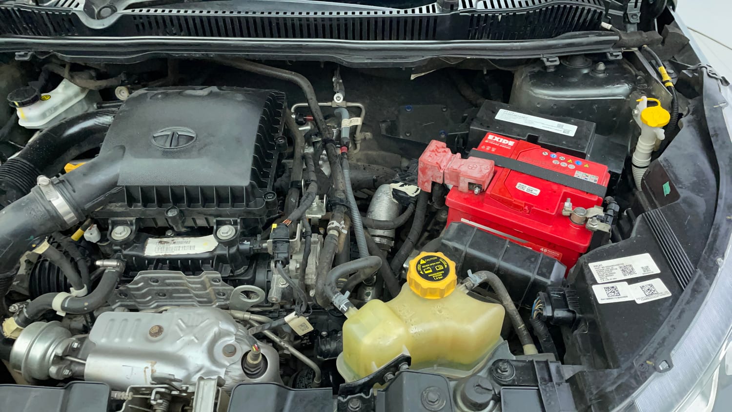 Used 2023 Tata Nexon XZ Plus (S) Petrol Manual engine ENGINE LEFT SIDE VIEW