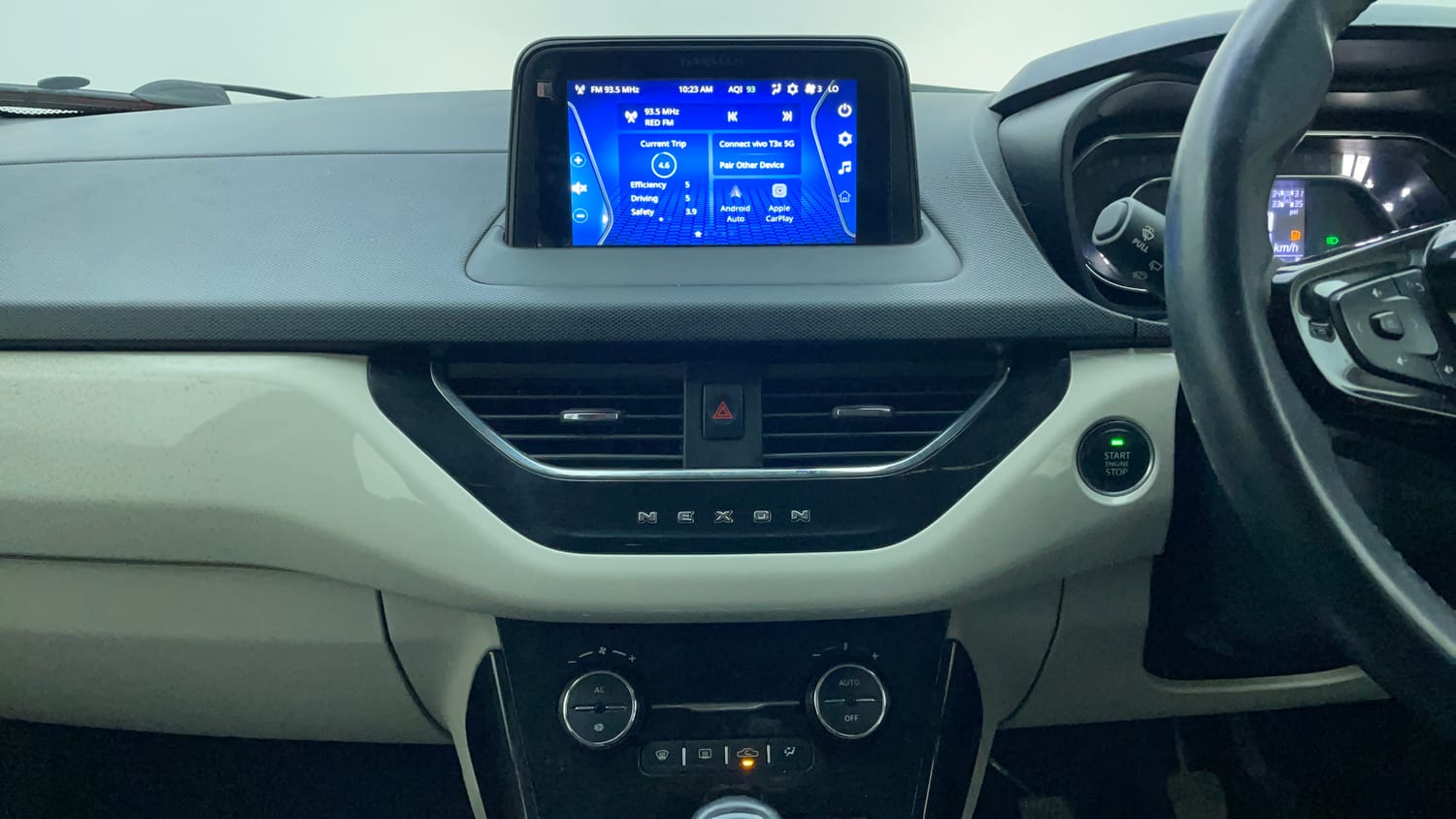 Used 2023 Tata Nexon XZ Plus (S) Petrol Manual interior MUSIC SYSTEM & AC CONTROL VIEW