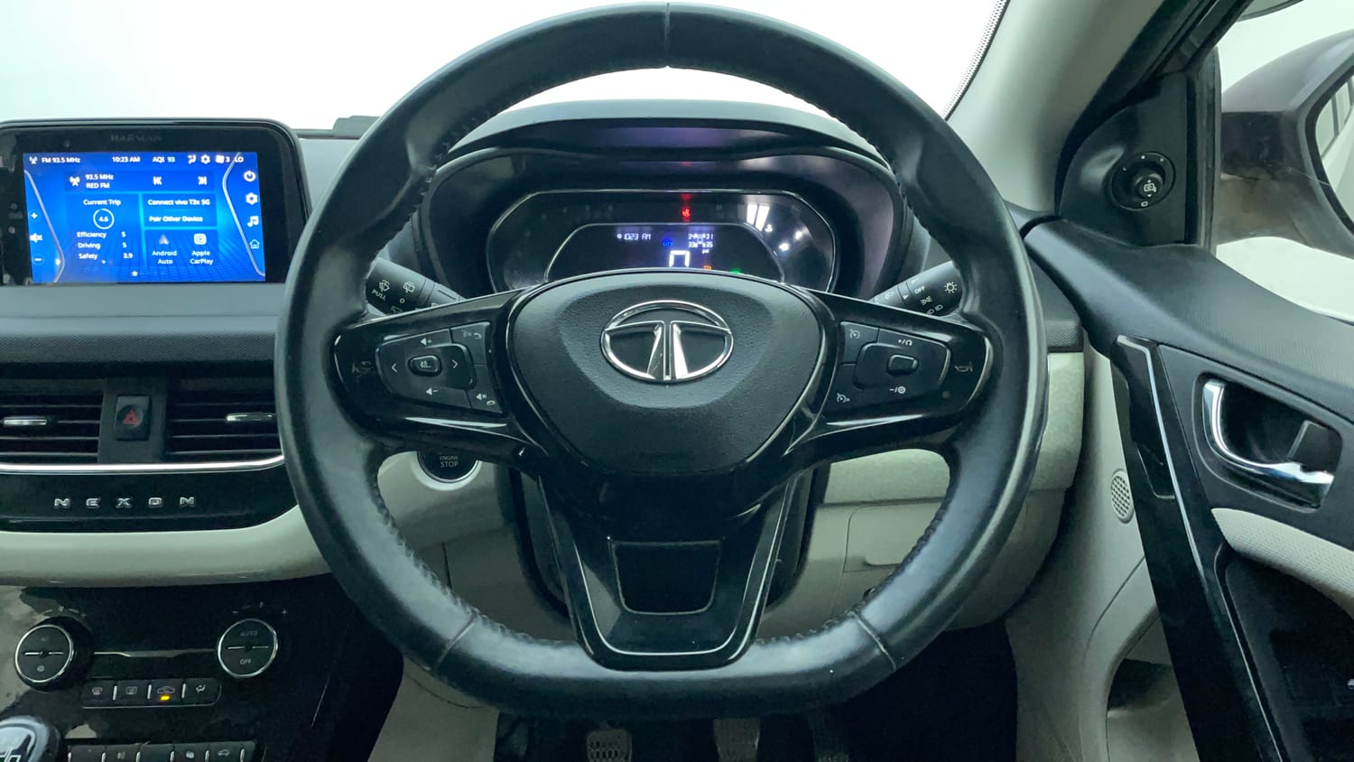 Used 2023 Tata Nexon XZ Plus (S) Petrol Manual interior STEERING VIEW