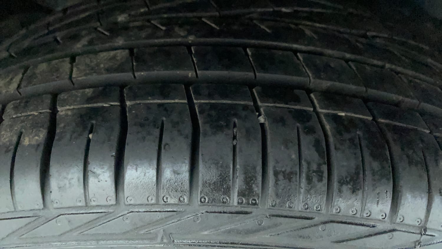 Used 2023 Tata Nexon XZ Plus (S) Petrol Manual tyres RIGHT REAR TYRE TREAD VIEW
