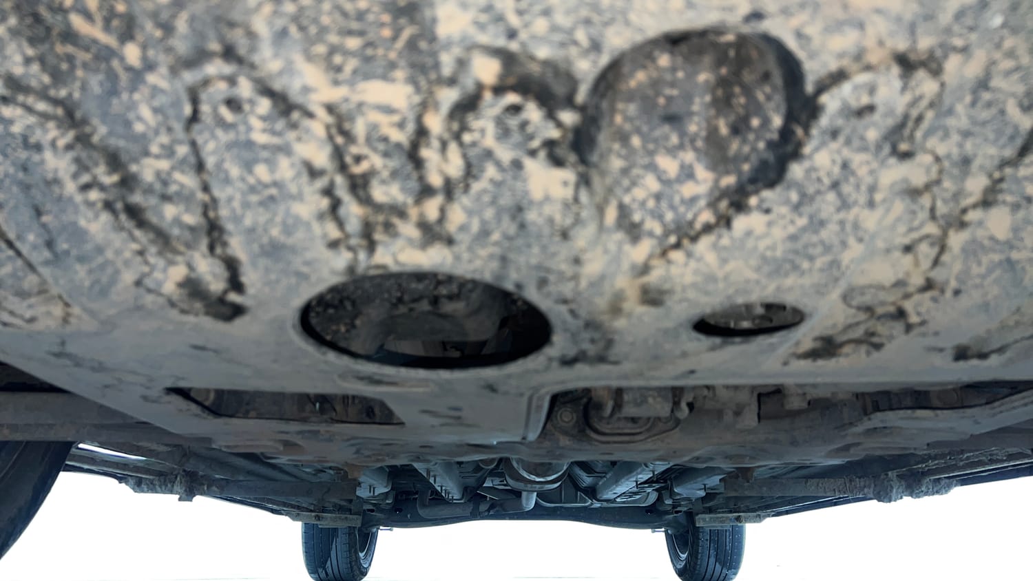 Used 2024 Hyundai Creta SX (O) 1.5 Petrol IVT Petrol Automatic extra FRONT LEFT UNDERBODY VIEW