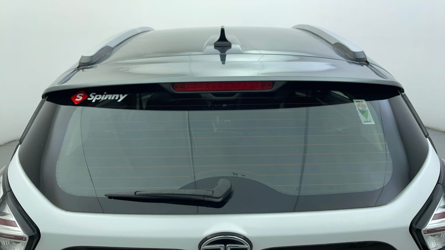 Used 2023 Tata Nexon XZ Plus (S) Petrol Manual exterior BACK WINDSHIELD VIEW