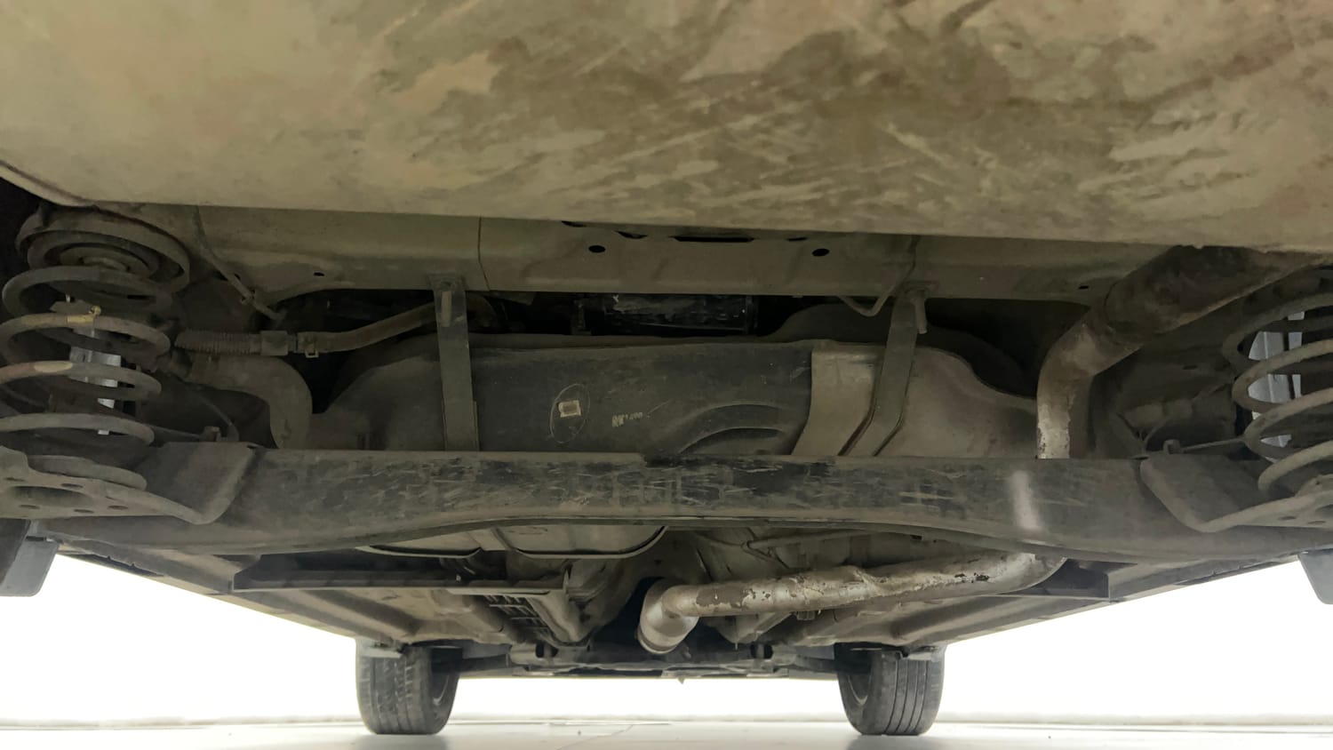 Used 2021 Kia Seltos GTX Plus 1.4 DCT Petrol Automatic extra REAR UNDERBODY VIEW (TAKEN FROM REAR)