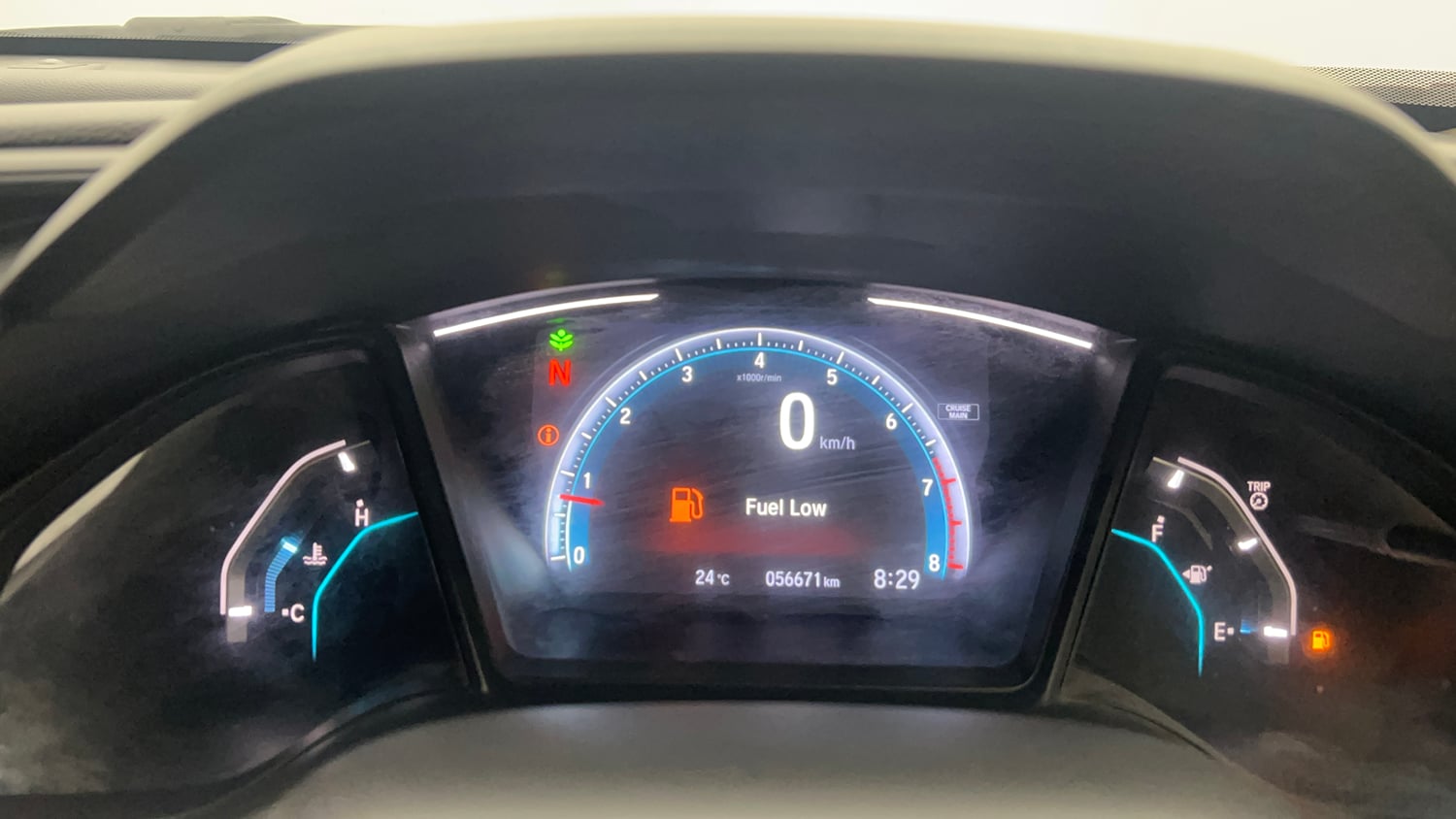 Used 2019 Honda Civic VX CVT Petrol Petrol Automatic interior CLUSTERMETER VIEW