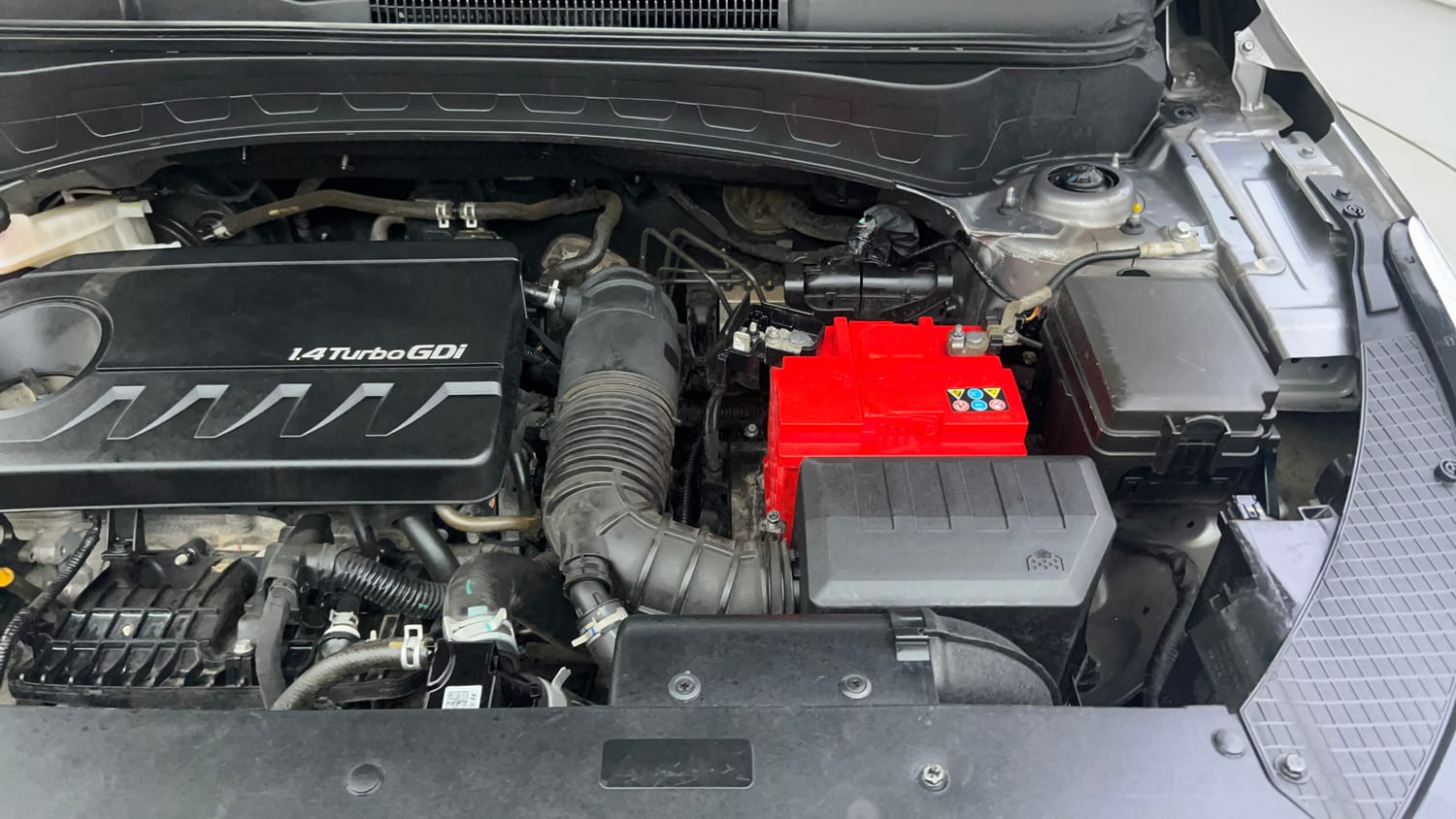 Used 2021 Kia Seltos GTX Plus 1.4 DCT Petrol Automatic engine ENGINE LEFT SIDE VIEW