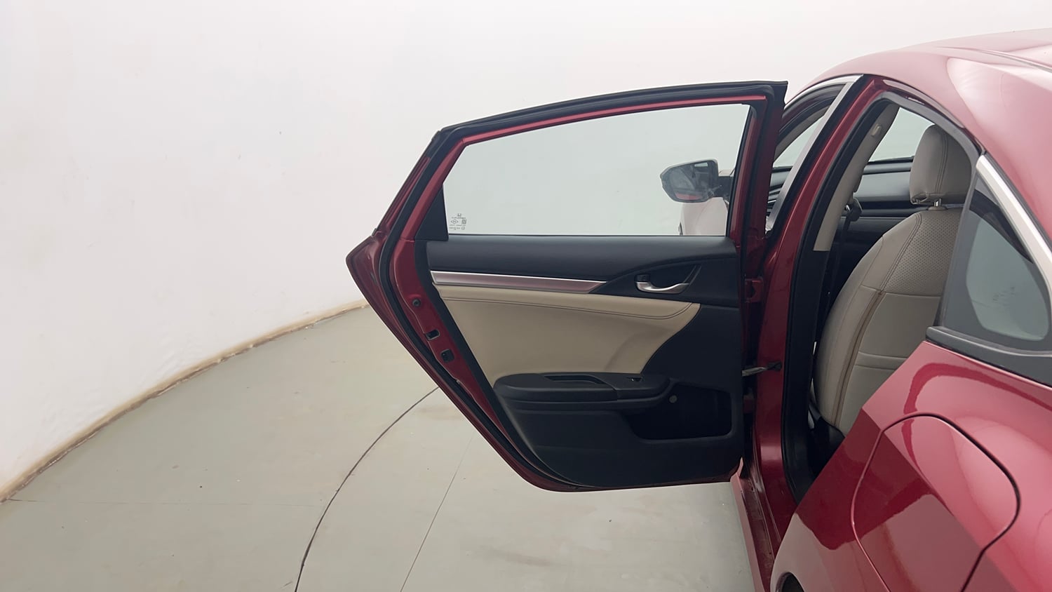 Used 2019 Honda Civic VX CVT Petrol Petrol Automatic interior LEFT REAR DOOR OPEN VIEW