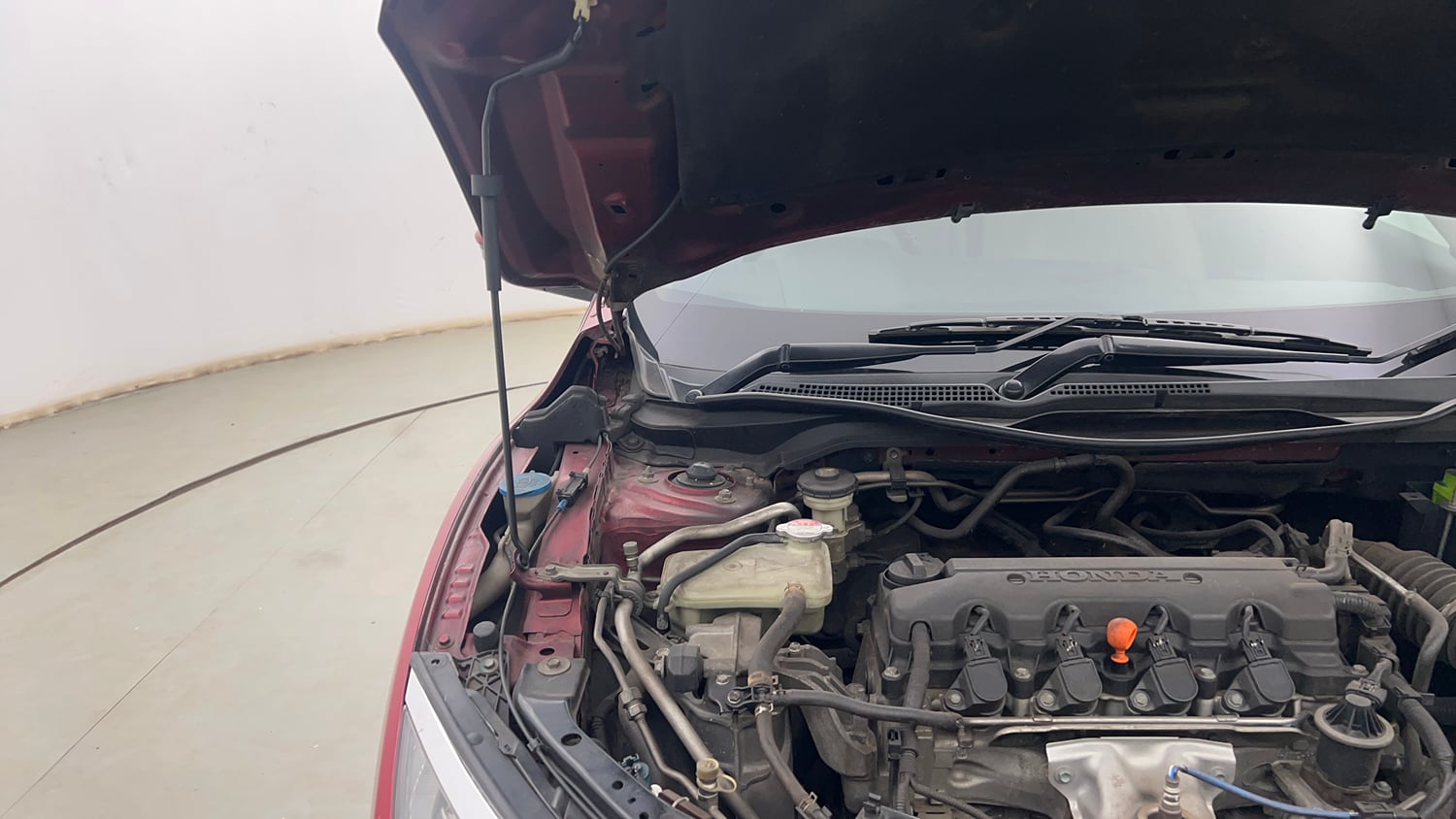 Used 2019 Honda Civic VX CVT Petrol Petrol Automatic engine ENGINE RIGHT SIDE HINGE & APRON VIEW
