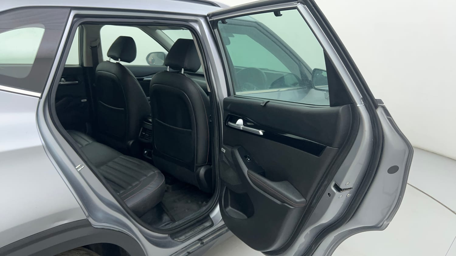Used 2021 Kia Seltos GTX Plus 1.4 DCT Petrol Automatic interior RIGHT SIDE REAR DOOR CABIN VIEW