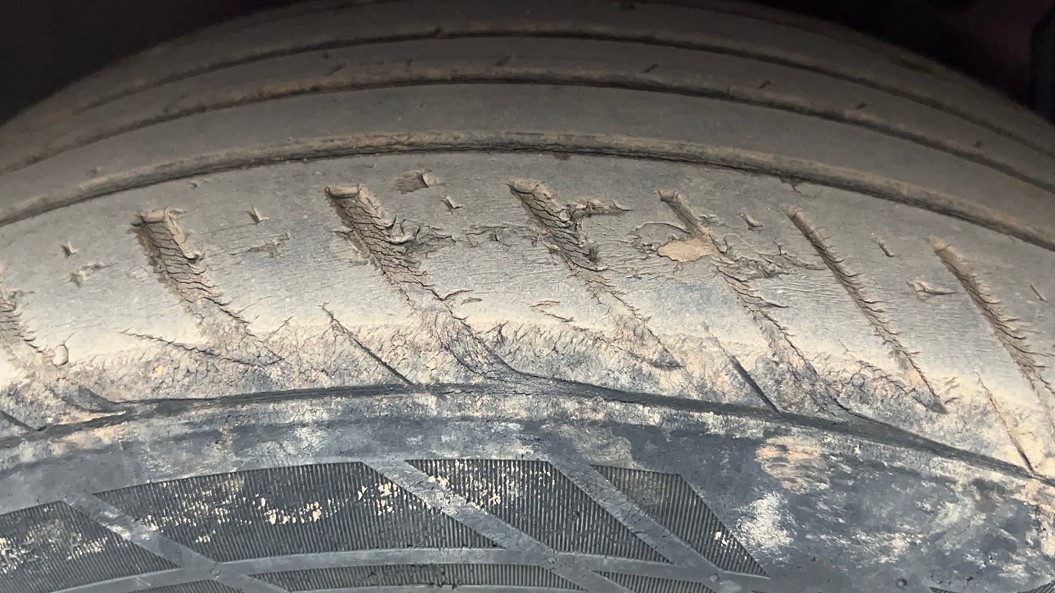 Used 2019 Honda Civic VX CVT Petrol Petrol Automatic tyres LEFT FRONT TYRE TREAD VIEW