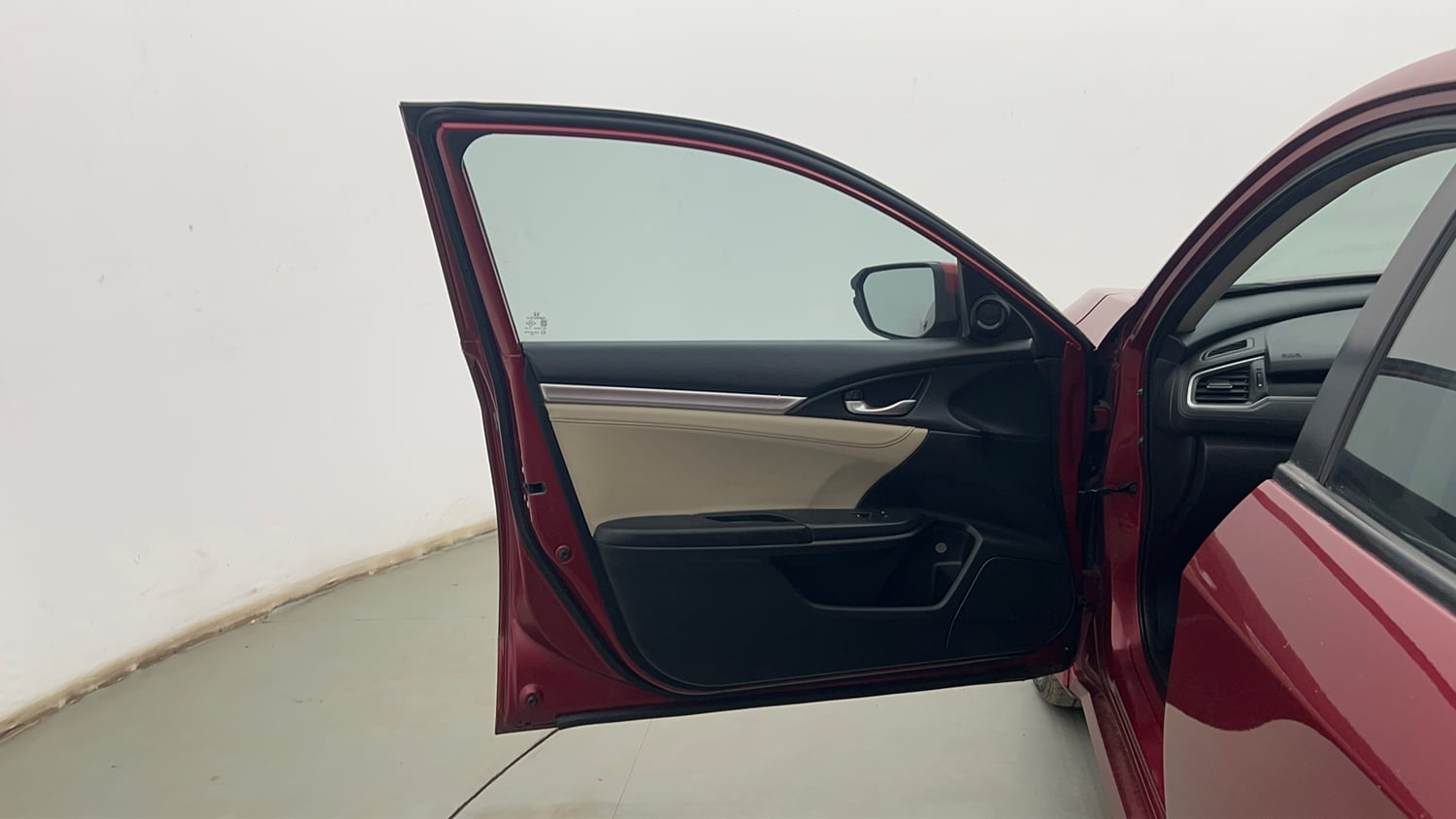 Used 2019 Honda Civic VX CVT Petrol Petrol Automatic interior LEFT FRONT DOOR OPEN VIEW