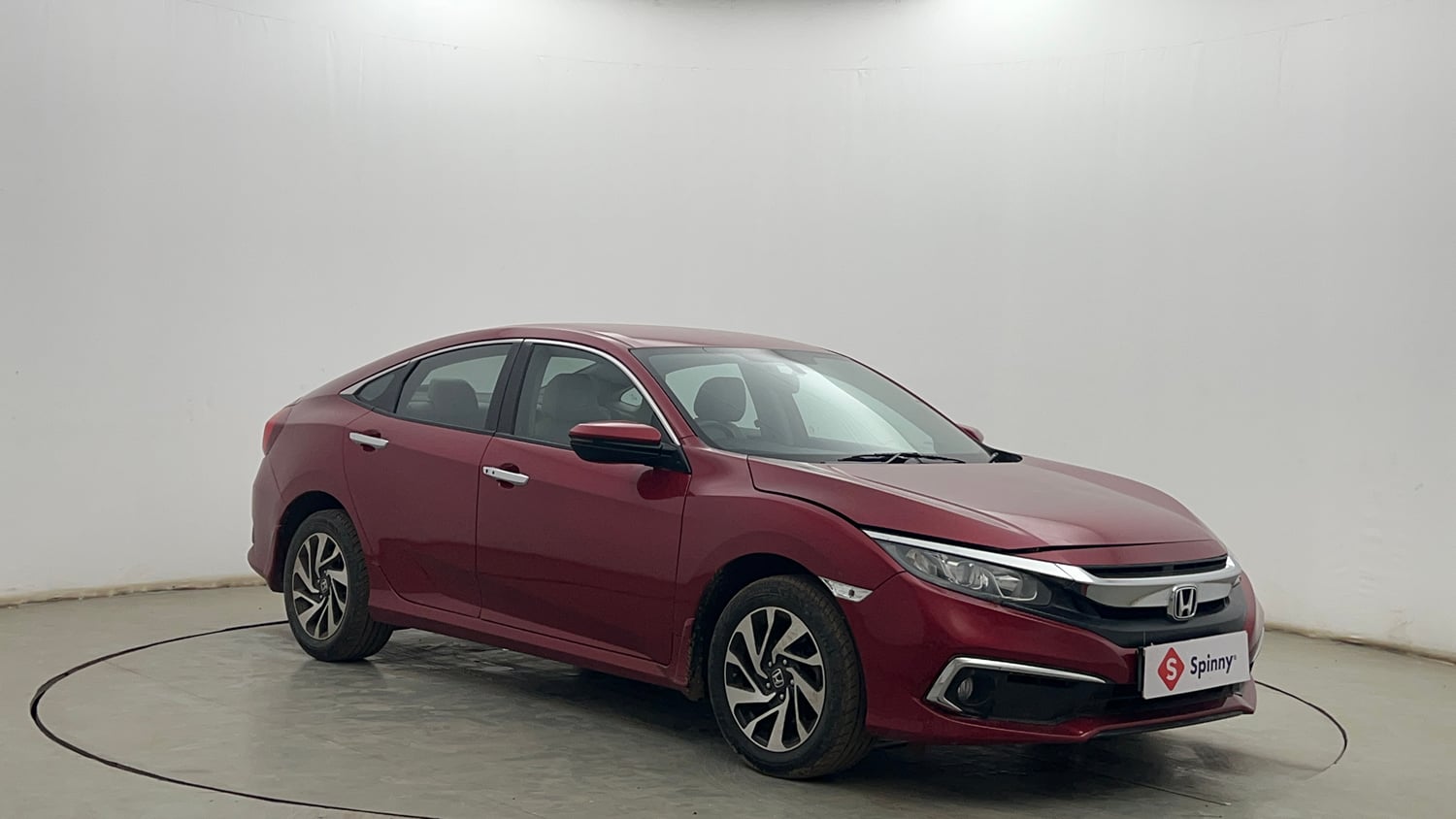 Used 2019 Honda Civic VX CVT Petrol Petrol Automatic exterior RIGHT FRONT CORNER VIEW